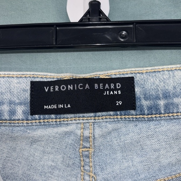 NWT Veronica Beard Sheridan Bell Bottom Blue Jean in Sky Sz 29" 70s Retail $298 - Picture 2 of 8